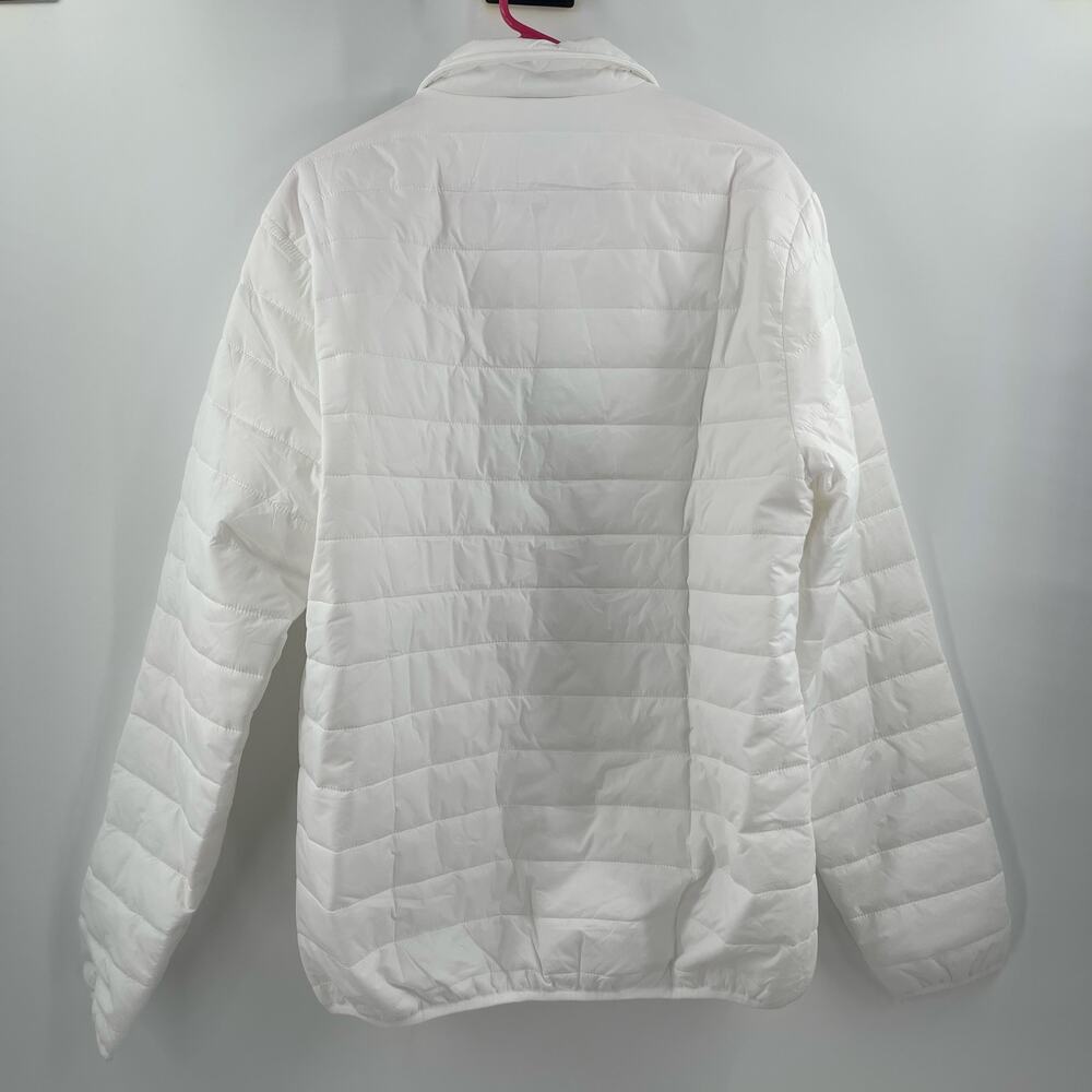 HARD ROCK HOTEL & CASINO SIOUX CITY Puff Jacket SZ Extra Large White Pink NWT - Picture 2 of 10